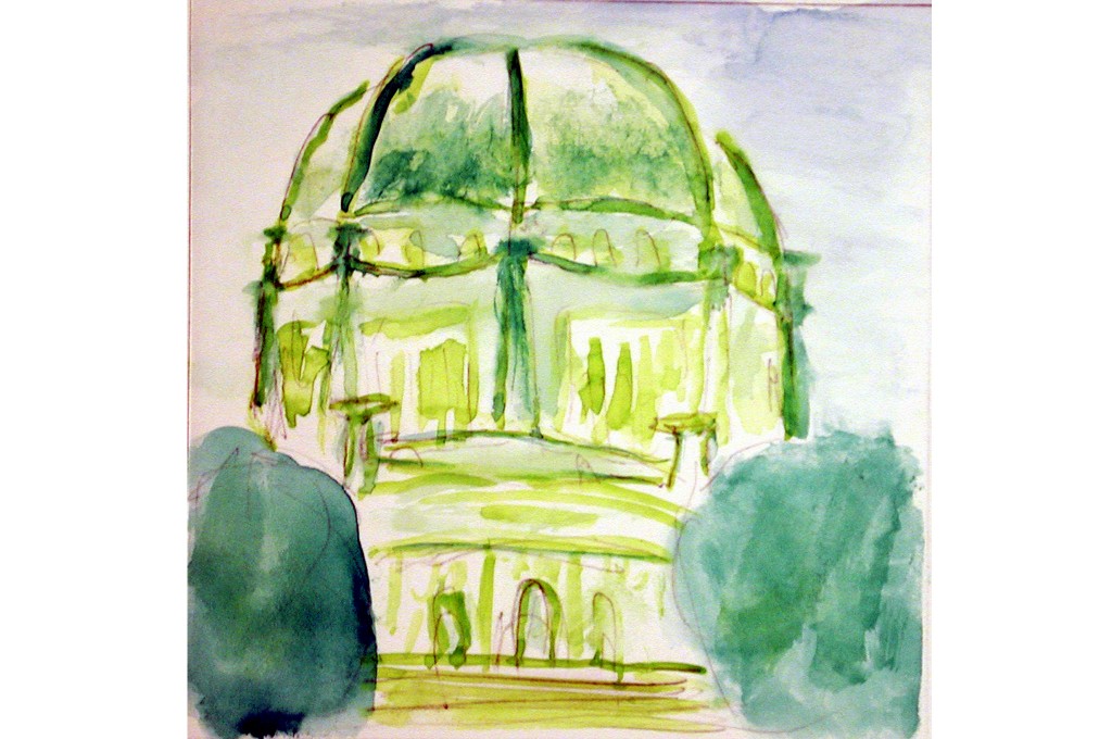 Temple Water Color